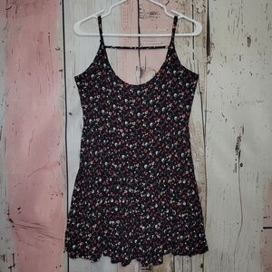 2 | PRTS | Floral Spaghetti Strap Mini Dress